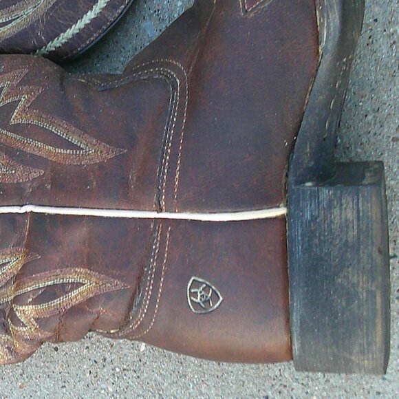 Women's Ariat On Point Western Boot Size 8.5 Style 10015352 - Picture 10 of 15